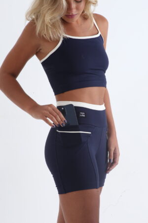 Short Cross Bolso marinho