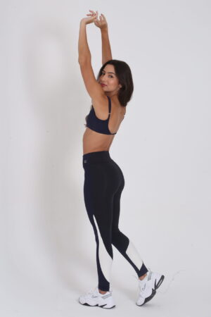 Legging Recortes Marinho