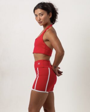Short Power bolsos Red