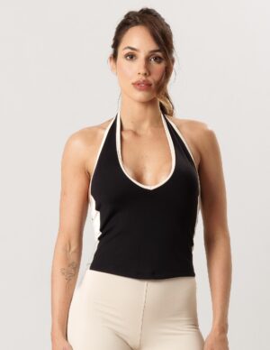 Tank top Halter black