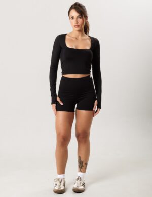 Short Bloom Black